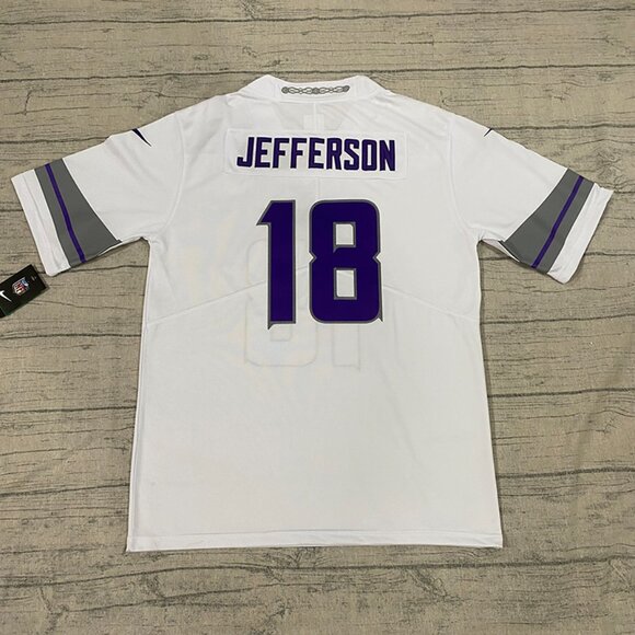 Justin Jefferson Minnesota Vikings #18 Jersey - Picture 6 of 8